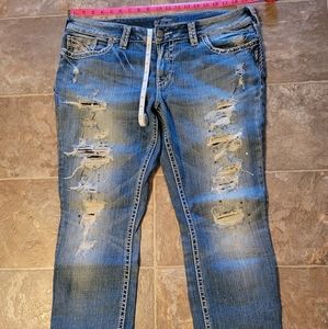 Silver Jeans - Suki Flap Slim - Mid Straight